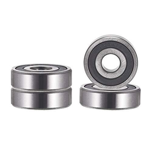 BELLA BAYS 4 pcs 6200-2RS C3 Clearance Rubber Double Sealed Ball Bearings 10x30x9mm Lubricated Chrome Steel Deep Groove Ball Bearings BELLA BAYS 4 pcs 6200-2RS C3 Clearance Rubber Double Sealed Ball Bearings 10x30x9mm Lubricated Chrome Steel Deep Groove Ball Bearings