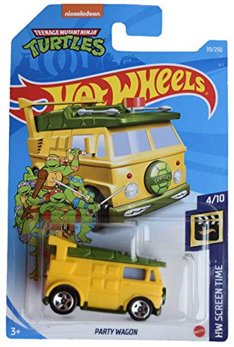 DieCast Hotwheels Party Wagon  TMNT 39 250   Screen Time 4 10  5 Spoke