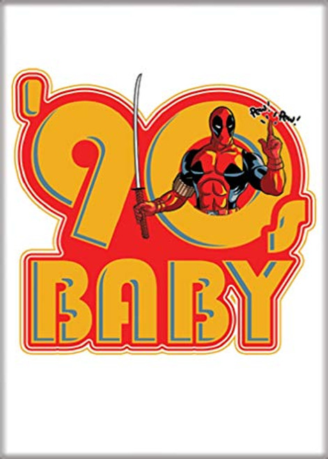 Ata-Boy Marvel Comics Deadpool 90's Baby 2.5" x 3.5" Magnet for Refrigerators and Lockers Ata-Boy Marvel Comics Deadpool 90's Baby 2.5" x 3.5" Magnet for Refrigerators and Lockers
