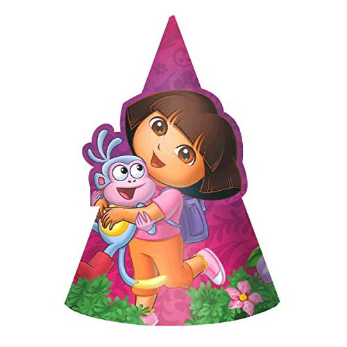 American Greetings Dora The Explorer Hats Party Supplies (8 Count)