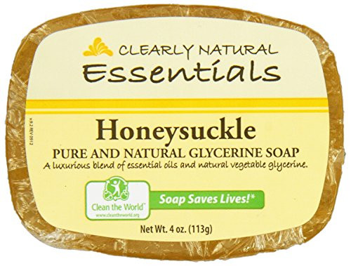 Clearly Natural Glycerine Soap Bar Honeysuckle 4 oz Clearly Natural Glycerine Soap Bar Honeysuckle 4 oz