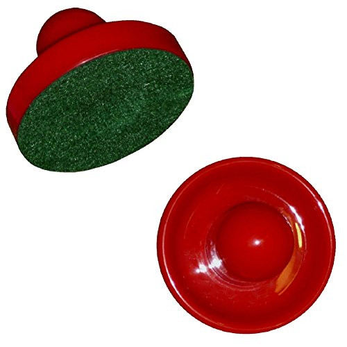2 Red Sombrero Air Table Hockey Goalie Striker Pusher Mallets