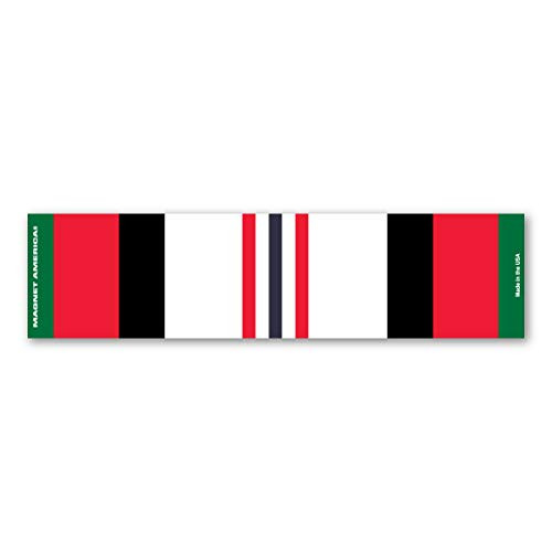 Afghanistan War Service Ribbon Bar Mini Magnet