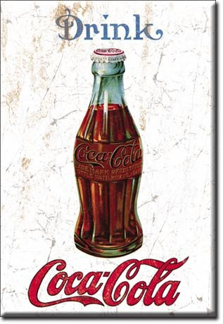 Desperate Enterprises Drink Coca-Cola 1915 Bottle Refrigerator Magnet  2" x 3"