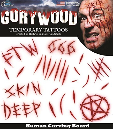 Loftus Tinsley Transfers Temporary Tattoo  Carving Board