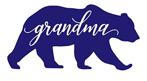 Grandma Bear Vinyl Sticker Decals for Car Bumper Window Laptop Tablet Phone 4" x 2" Purple Grandma Bear Vinyl Sticker Decals for Car Bumper Window Laptop Tablet Phone 4" x 2" Purple