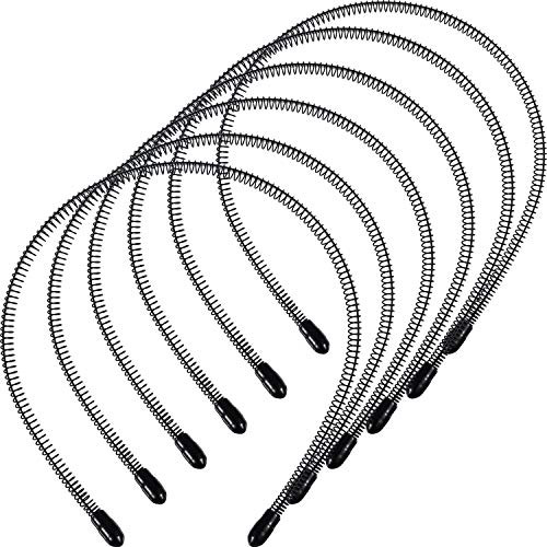 6 Pieces Unisex Hair Band Men Metal Headband Small Spring Wavy Black Hair Hoop Nonslip Slicked Back Headband for Men Women Sports Sports Fashion Headwear Hair Accessories 6 Pieces Unisex Hair Band Men Metal Headband Small Spring Wavy Black Hair Hoop Nonslip Slicked Back Headband for Men Women Sports Sports Fashion Headwear Hair Accessories