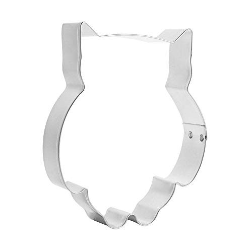 Chubby Owl Cookie Cutter 4.25 in B1611 - Foose Cookie Cutters - USA Tin Plate Steel Chubby Owl Cookie Cutter 4.25 in B1611 - Foose Cookie Cutters - USA Tin Plate Steel