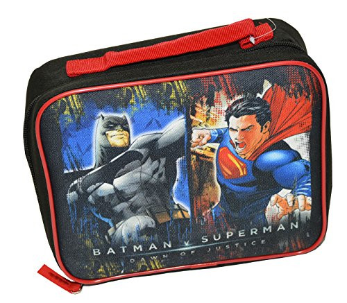 DC Comics Batman Vs Superman Boys Lunch Bag  One size  Black Multi