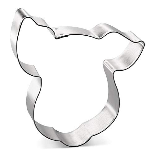 Pig Face Cookie Cutter 4.25 in B1528 - Foose Cookie Cutters - USA Tin Plate Steel Pig Face Cookie Cutter 4.25 in B1528 - Foose Cookie Cutters - USA Tin Plate Steel