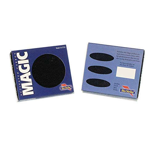 BioStrike Odor Magic Filers- Natural Activated Carbon Filters  Fights Foul Fridge  and  Freezer Odors  2 Count