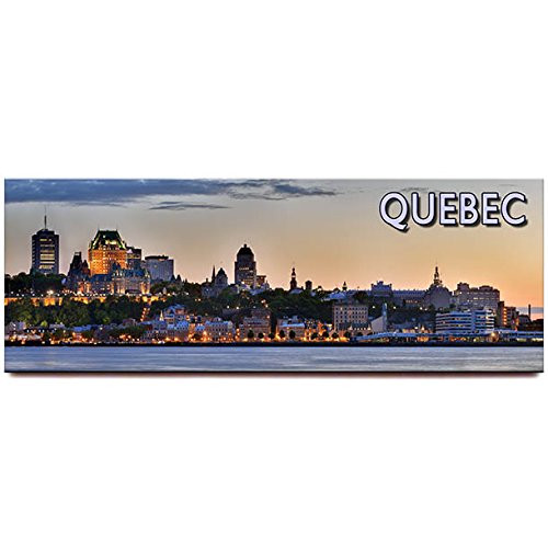 Quebec City panoramic fridge magnet Canada travel souvenir