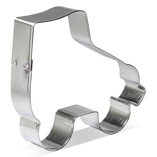Roller Skate Cookie Cutter 4.5 in B1612 - Foose Cookie Cutters - USA Tin Plate Steel Roller Skate Cookie Cutter 4.5 in B1612 - Foose Cookie Cutters - USA Tin Plate Steel