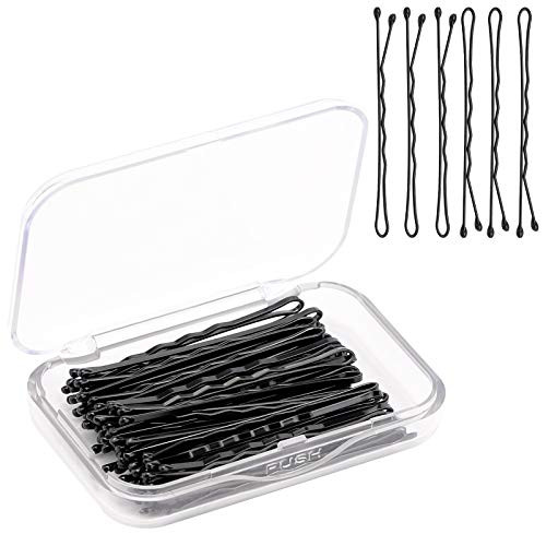 AIEX 50Pcs Hair Pins Kit Hair Clips Secure Hold Bobby Pins Hair Clips for Women Girls and Hairdressing Salon Black AIEX 50Pcs Hair Pins Kit Hair Clips Secure Hold Bobby Pins Hair Clips for Women Girls and Hairdressing Salon Black