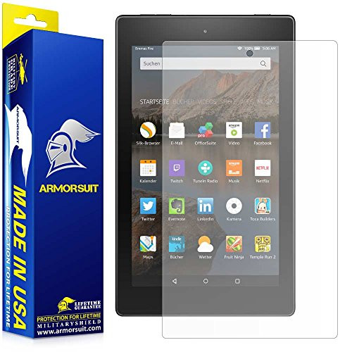 ArmorSuit Amazon Fire 8" (5th Gen - 2015 Release) Anti-Glare Screen Protector Max Coverage MilitaryShield Screen Protector for Amazon Fire 8" (5th Gen - 2015 Release) - Matte