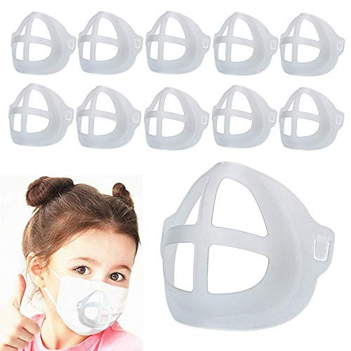 3D Face Mask Bracket Face Bracket Inner Support Frame Reusable Lipstick Protector Internal Support Holder Frame Nose Breathing smoothly Face Mask Accessories  Kids-Small