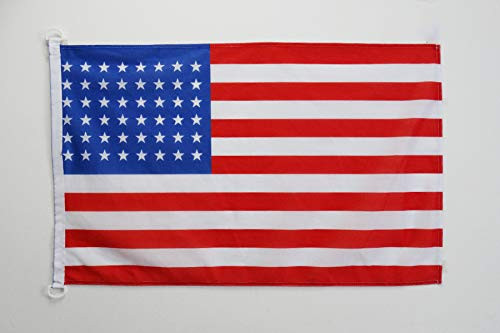 AZ FLAG USA 48 Stars Nautical Flag 18'' x 12'' - US - American Flags 30 x 45 cm - Banner 12x18 in for Boat