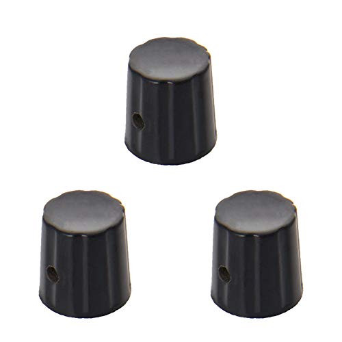 Fielect Potentiometer Control Knob 3Pcs 6mm Insert Shaft 18x18mm Plastic Potentiometer Volume Control Rotary Knob Black Fielect Potentiometer Control Knob 3Pcs 6mm Insert Shaft 18x18mm Plastic Potentiometer Volume Control Rotary Knob Black