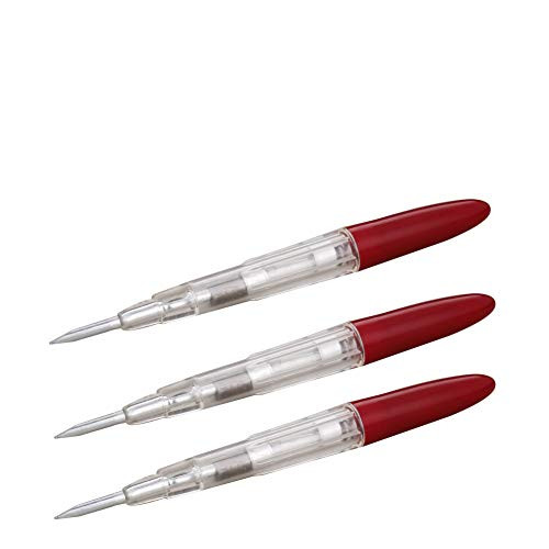 Fielect 3pcs Voltage Detector Pen Tester Screwdriver Contact Voltage Tester Electrical Circuit Tester Detector Electroprobe DC100-500V Red Fielect 3pcs Voltage Detector Pen Tester Screwdriver Contact Voltage Tester Electrical Circuit Tester Detector Electroprobe DC100-500V Red