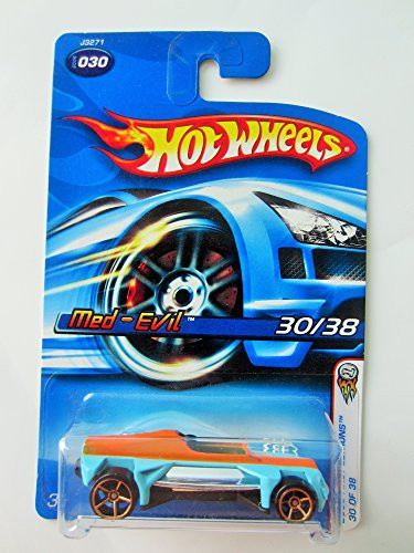 Hot Wheels Mattel 2006 First Editions 1 64 Scale Light Blue Med-Evil Die Cast Car 030