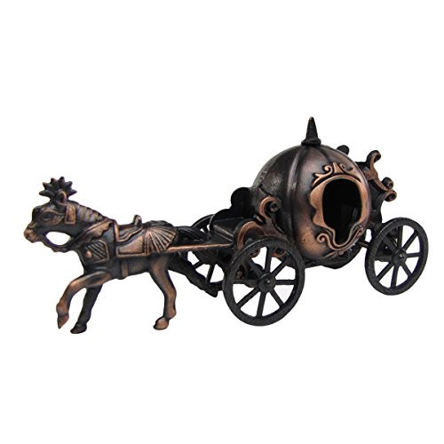 TG LLC Treasure Gurus Metal Cinderella Pumpkin Horse and Carriage Miniature Die Cast Toy Pencil Sharpener TG LLC Treasure Gurus Metal Cinderella Pumpkin Horse and Carriage Miniature Die Cast Toy Pencil Sharpener