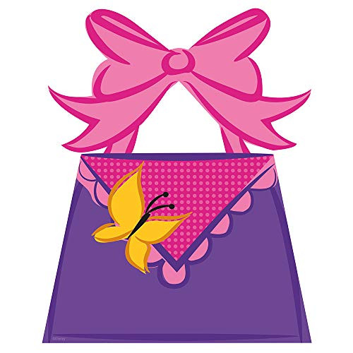 Unique Disney Fancy Nancy Loot Bags - 8 Pcs  pink purple multicolor  one size