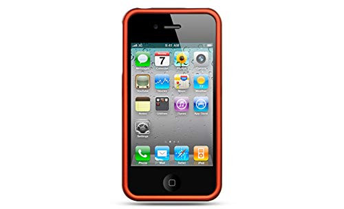 Dream Wireless Rubber Case for iPhone 4 4S - Retail Packaging - Orange