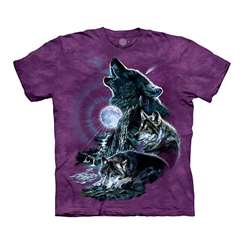 The Mountain Unisex-Adult's Bark at The Moon  Purple  Medium