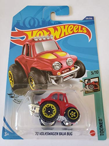 Hot Wheels 2020 Tooned '70 Volkswagen Baja Beetle  Red 126 250