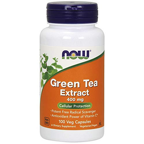 NOW Supplements Green Tea Extract 400 mg with Vitamin C Cellular Protection* 100 Veg Capsules NOW Supplements Green Tea Extract 400 mg with Vitamin C Cellular Protection* 100 Veg Capsules