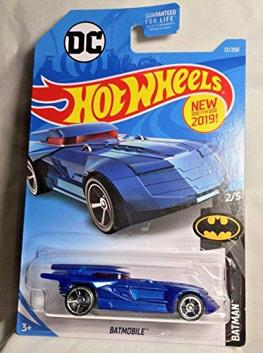 Hot Wheels 2019 DC Batman 2 5 - Batmobile  Blue