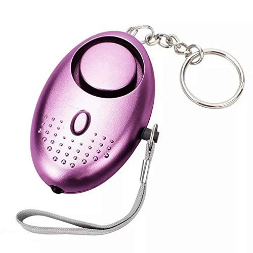 CAITHLY Personal Alarm-?Self-Defense? 140DB Safesound Personal Alarms for Women Keychain with LED Lights  Emergency Safety Alarm for Women  Men  Children  Elderly  Purple CAITHLY Personal Alarm-?Self-Defense? 140DB Safesound Personal Alarms for Women Keychain with LED Lights  Emergency Safety Alarm for Women  Men  Children  Elderly  Purple
