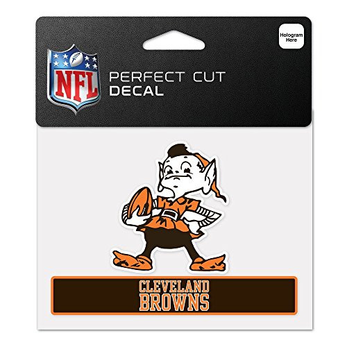 WinCraft NFL Cleveland Browns WCR47944014 Perfect Cut Color Decal  4.5" x 5.75"