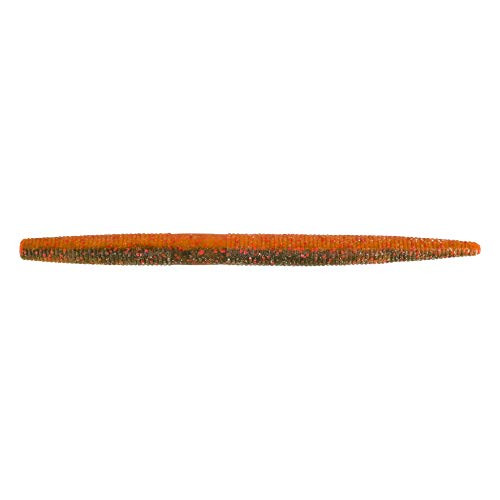Berkley Power Bait Maxscent The General Worm Bait  8 Count   Watermelon Copper Orange Red  5"