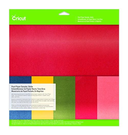Cricut 2003512 Pearl Paper Sampler Bolds 12X12 Cricut 2003512 Pearl Paper Sampler Bolds 12X12