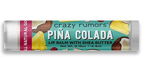 Crazy Rumors Piña Colada Lip Balm. 100% Natural  Vegan  Plant-Based  Made in USA.