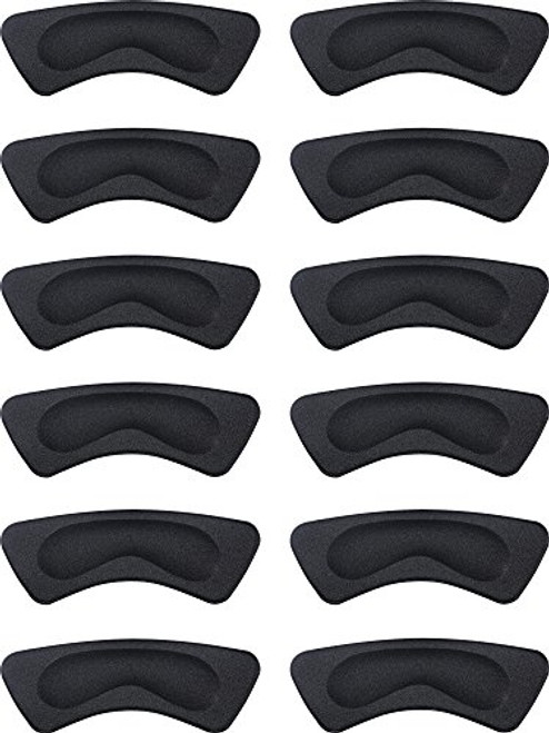 Hotop 6 Pairs Heel Cushion Pads Heel Shoe Grips Liner Self-Adhesive Shoe Insoles Foot Care Protector Black Hotop 6 Pairs Heel Cushion Pads Heel Shoe Grips Liner Self-Adhesive Shoe Insoles Foot Care Protector Black