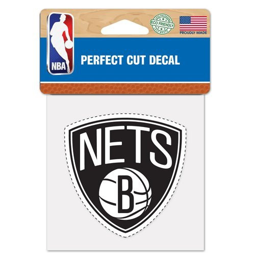WinCraft NBA Brooklyn Nets Perfect Cut Color Decal  4" x 4"
