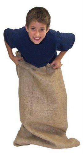 LA Linen 23" by 40" Burlap Potato Bag Pack of 1   Natural