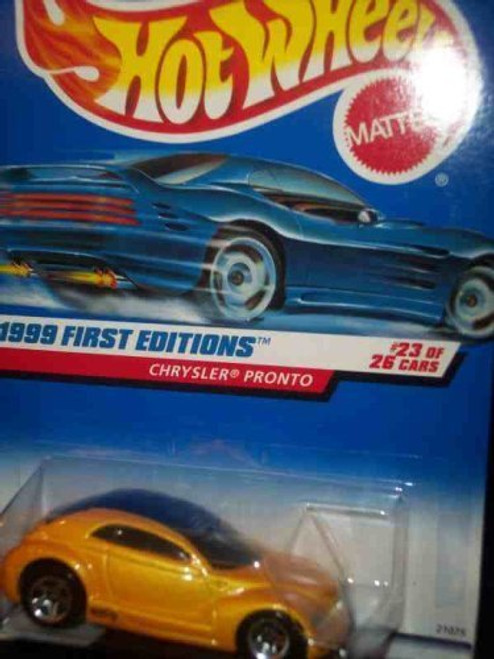 Hot Wheels 1999 First Editions 23 Chrysler Pronto 928 Scale 1 64 Hot Wheels 1999 First Editions 23 Chrysler Pronto 928 Scale 1 64