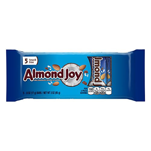 ALMOND JOY Snack Size Candy Bars 3-Ounce Bag ALMOND JOY Snack Size Candy Bars 3-Ounce Bag