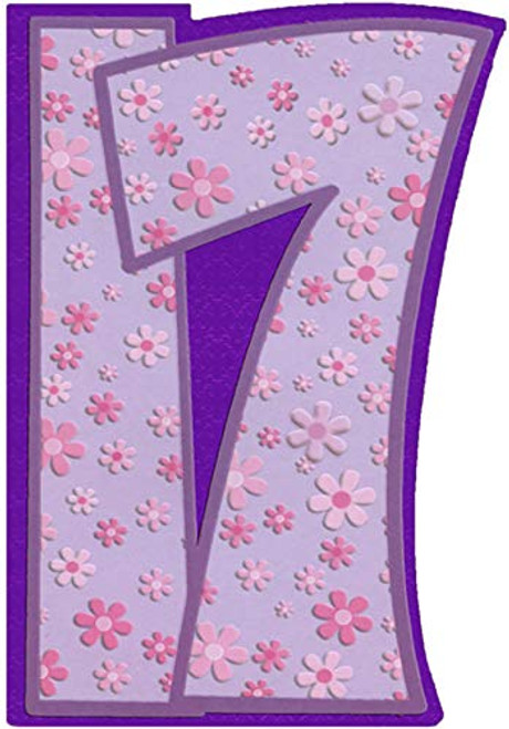 Designer Greetings Large 17 with Purple Foil Die Cut Age 17 17th Birthday Card for Her Designer Greetings Large 17 with Purple Foil Die Cut Age 17 17th Birthday Card for Her