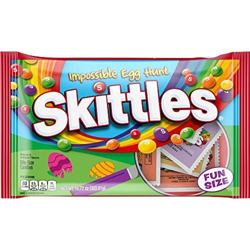 Skittles Fun Size Impossible Egg Hunt Chewy Easter Candy oz Bag  Original  10.72 Ounce