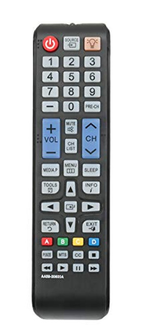 AA59-00600A Replaced Remote Control Compatible with Samsung TV T22B350ND UN26EH4000 UN26EH4000F UN29F4000 UN32EH4000 UN32EH4050F UN32EH5000 T24B350ND LT22B350ND ZA LT24B350 LT24B350ND ZA LT24B350NDZA