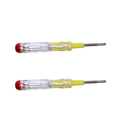 Fielect 2pcs Tester Screwdriver Circuit Tester Pen Electric Contact Voltage Tester Dual Head Slot Phillips Screwdriver Detector 100-500V Fielect 2pcs Tester Screwdriver Circuit Tester Pen Electric Contact Voltage Tester Dual Head Slot Phillips Screwdriver Detector 100-500V