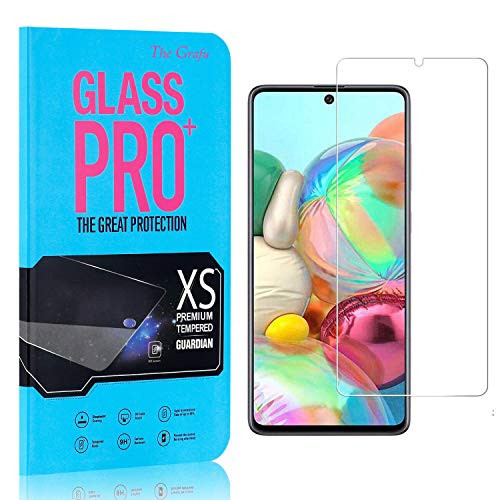 Screen Protector Compatible with Galaxy M80S  The Grafu Anti Fingerprint Tempered Glass Screen Protector  HD Screen Protector for Samsung Galaxy M80S  1 Pack