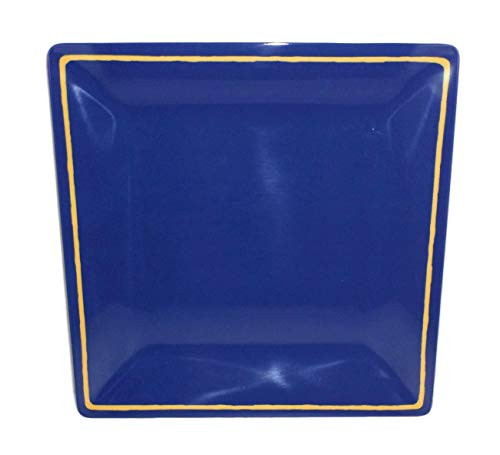 MARTHA STEWART Collection Everyday Melamine Collection Blue Dinner Plate