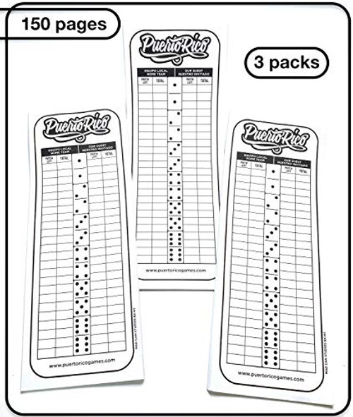 Puerto Rico Gifts Games Domino de Puerto Rico Score pad Rican Boricua Quality 150 Page Puerto Rico Gifts Games Domino de Puerto Rico Score pad Rican Boricua Quality 150 Page