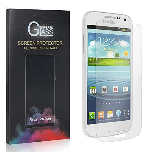 Screen Protector for Galaxy S4 Mini  Bear Village Ultra Clear Tempered Glass Screen Protector for Samsung Galaxy S4 Mini  Anti Fingerprint Screen Protector Glass  1 Pack
