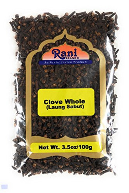 Rani Cloves Whole Laung 3.5oz 100g Great for Food Tea Pomander Balls and Potpourri Hand Selected Spice ~ All Natural NON-GMO Vegan Gluten Friendly Indian Origin Rani Cloves Whole Laung 3.5oz 100g Great for Food Tea Pomander Balls and Potpourri Hand Selected Spice ~ All Natural NON-GMO Vegan Gluten Friendly Indian Origin